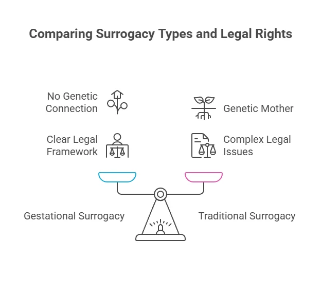 Comparing Surrogacy Types and Legal Rights