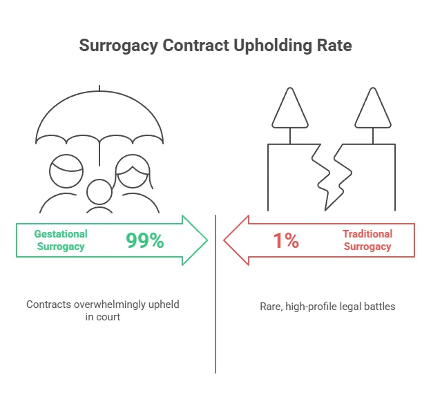 Surrogacy Contract Upholding Rate