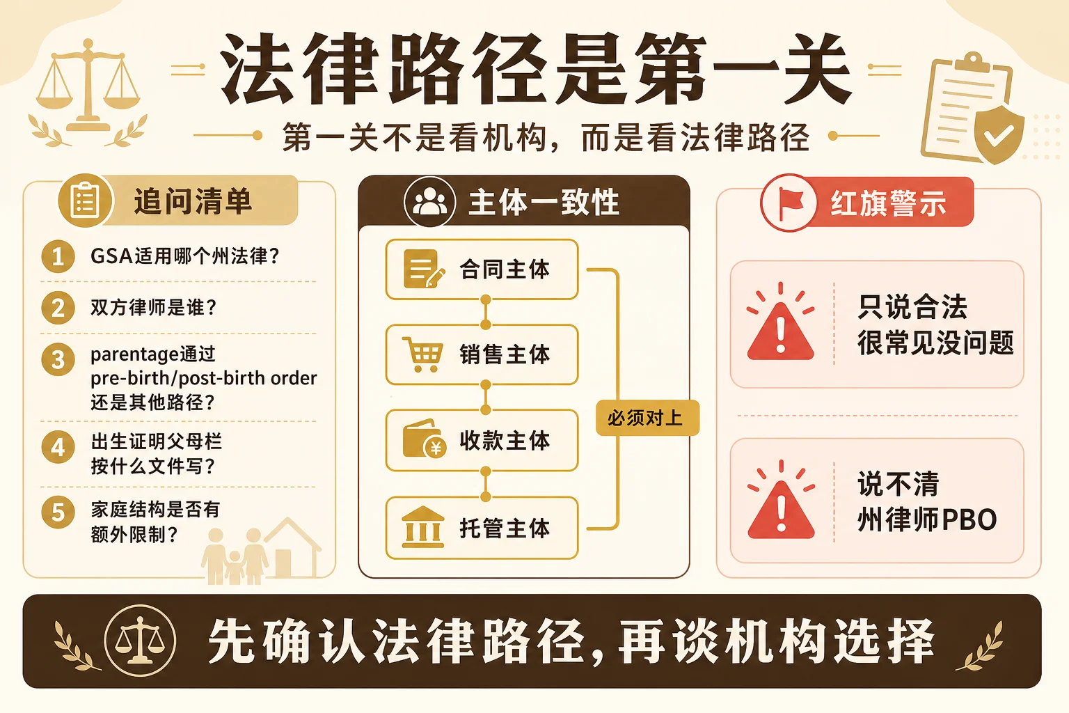 法律路径是第一关