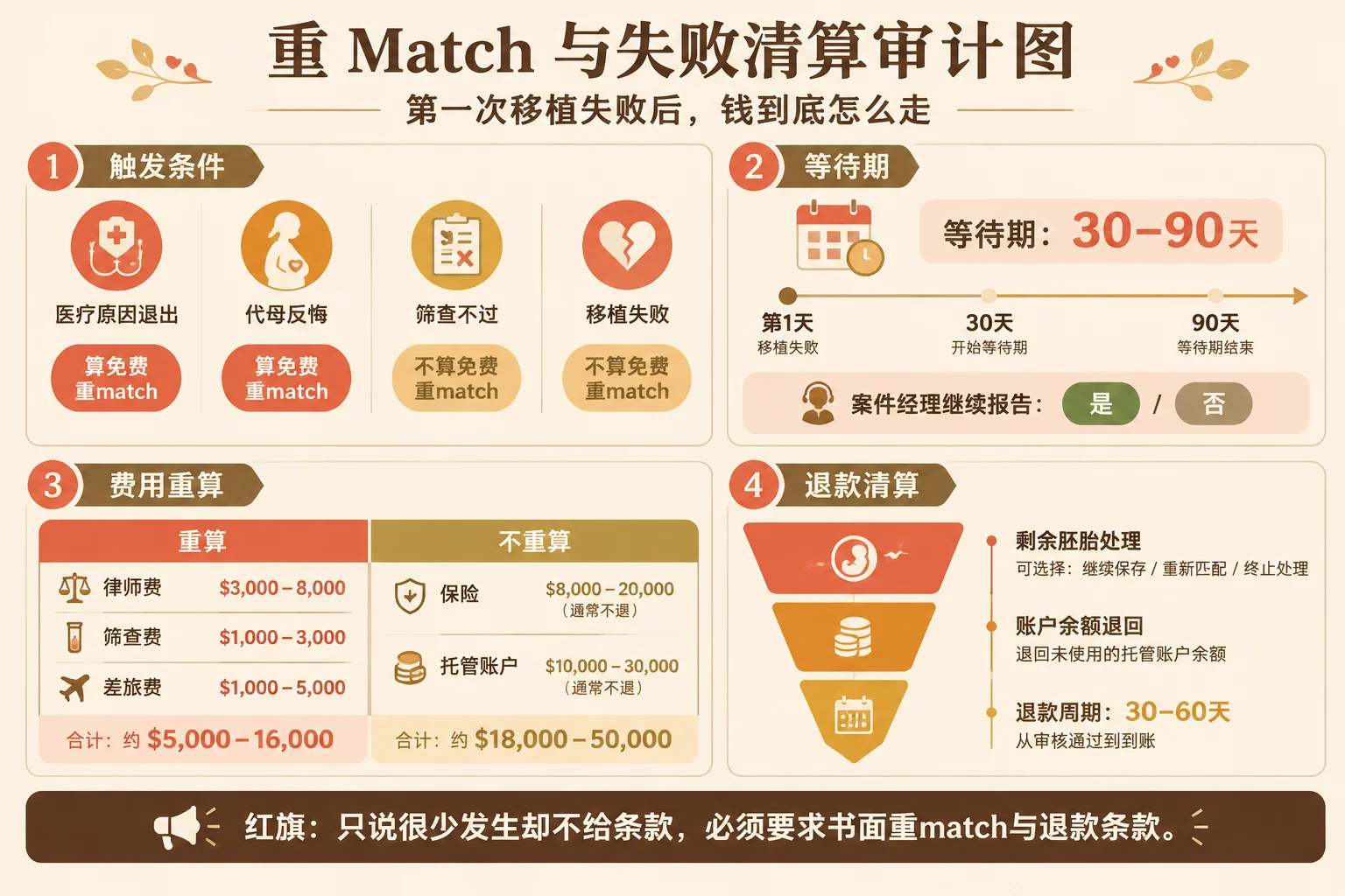 重 match 与失败清算审计信息图
