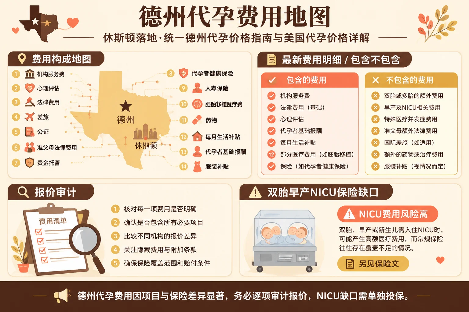 德州代孕费用地图信息图