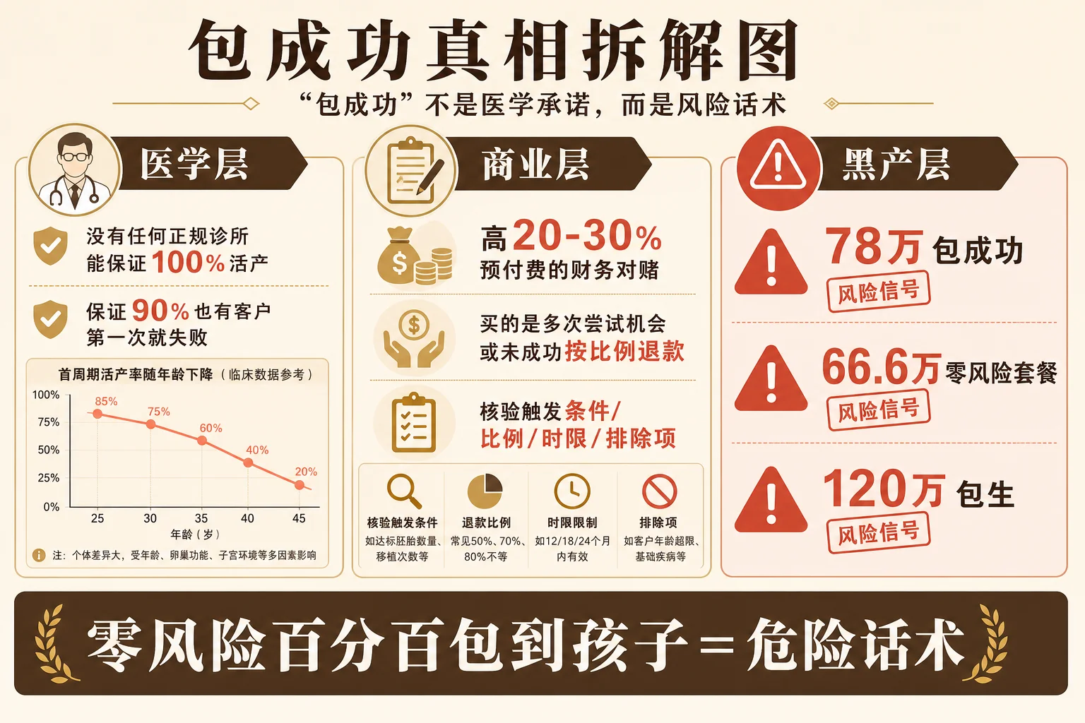 包成功真相拆解信息图